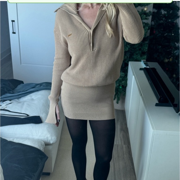 Seroya Katana Mini Sweater Dress (NWT) - Picture 5 of 6